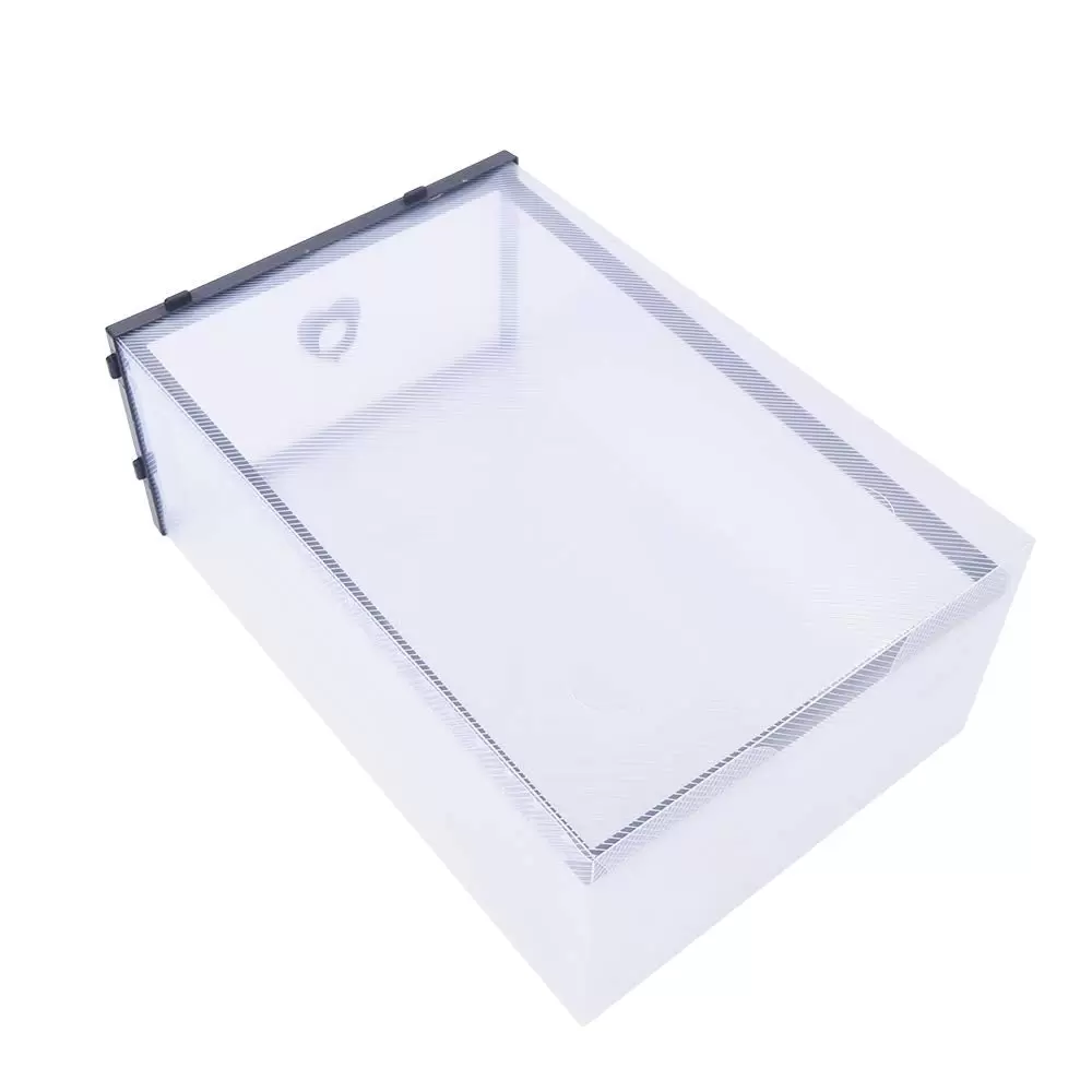 20XSchuhkartons Transparent Stapelbare 20XSchuhkartons Transparent Stapelbare