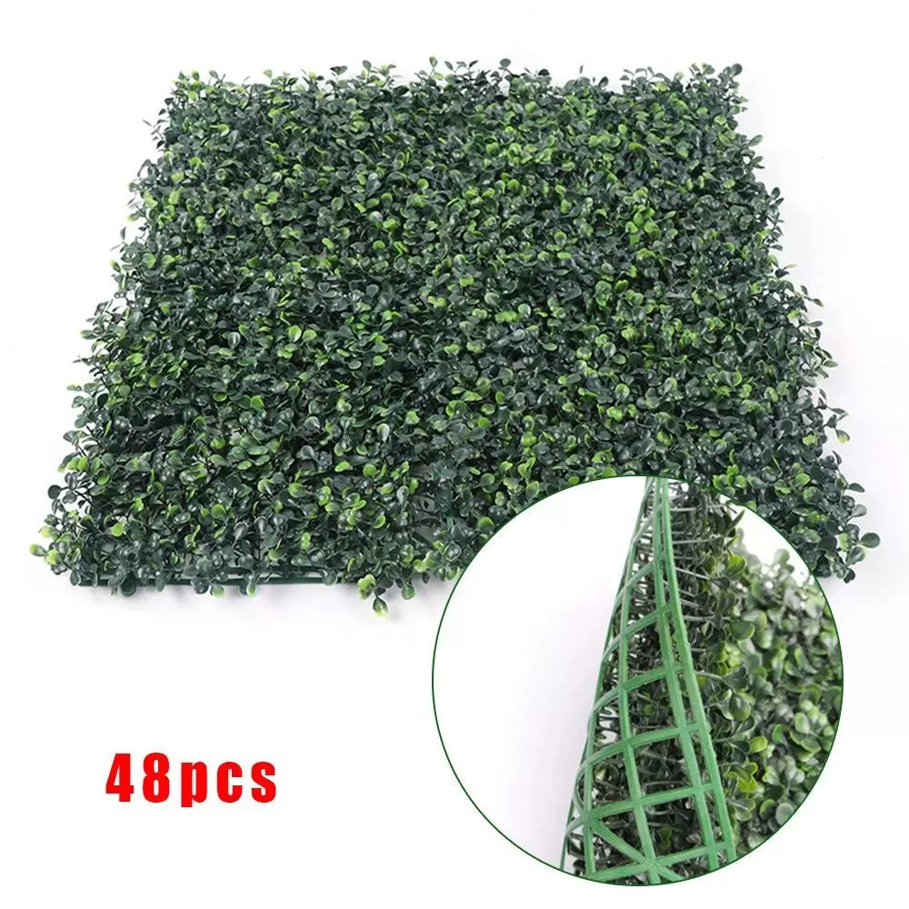 48 STK Künstliche Hecke Hängepflanzen Wand Pflanzenwand als Wandbegrünung