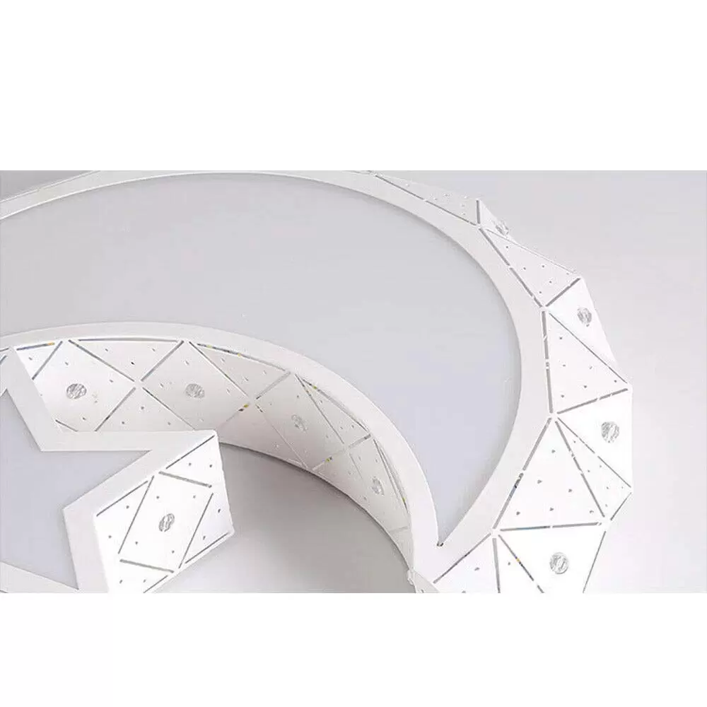 LED Star Moon Deckenlampe Deckenleuchte Kinderlampe Kinderzimmer Schlafzimmer Licht 220V