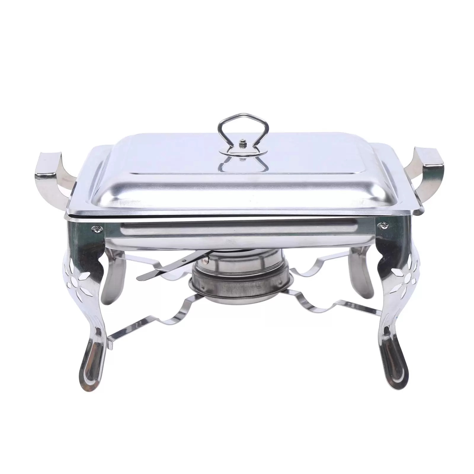 Chauffe-plat en acier inoxydable - Pour hôtel, restauration, buffet ou fête - Rectangulaire - 6 l