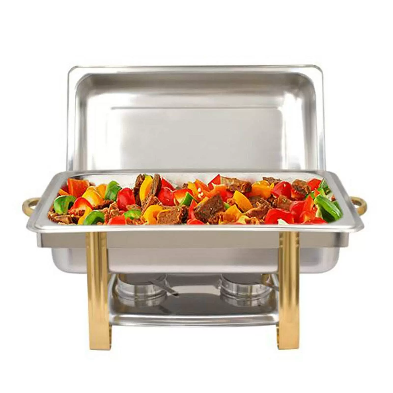 9L Edelstahl Chafing Dish inkl. 1/1 GN-Behälter Warmhaltebehälter