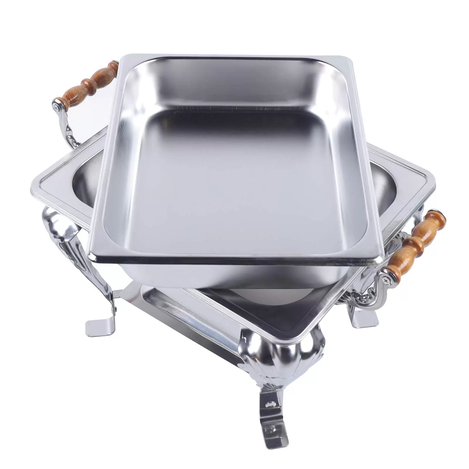Edelstahl Warmhaltebehälter Chafing Dish Speisenwärmer Lebensmittelisolierung 42 * 29 * 32 cm für Catering, Buffet und Party Edelstahl Warmhaltebehälter Chafing Dish Speisenwärmer Lebensmittelisolierung 42 * 29 * 32 cm für Catering, Buffet und Party