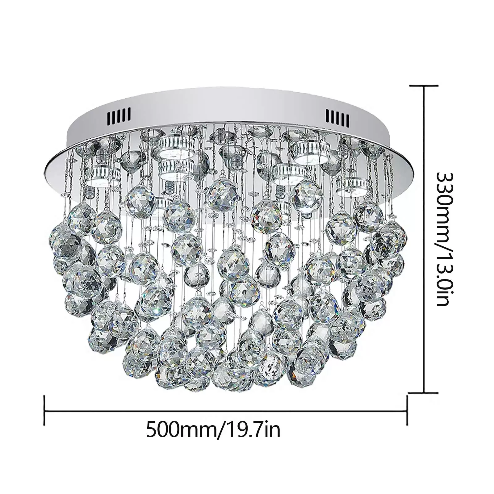 Modern Kronleuchter Kristall Deckenleuchte Kristalle K9 Moderne Unterputz Schlafzimmerlampe