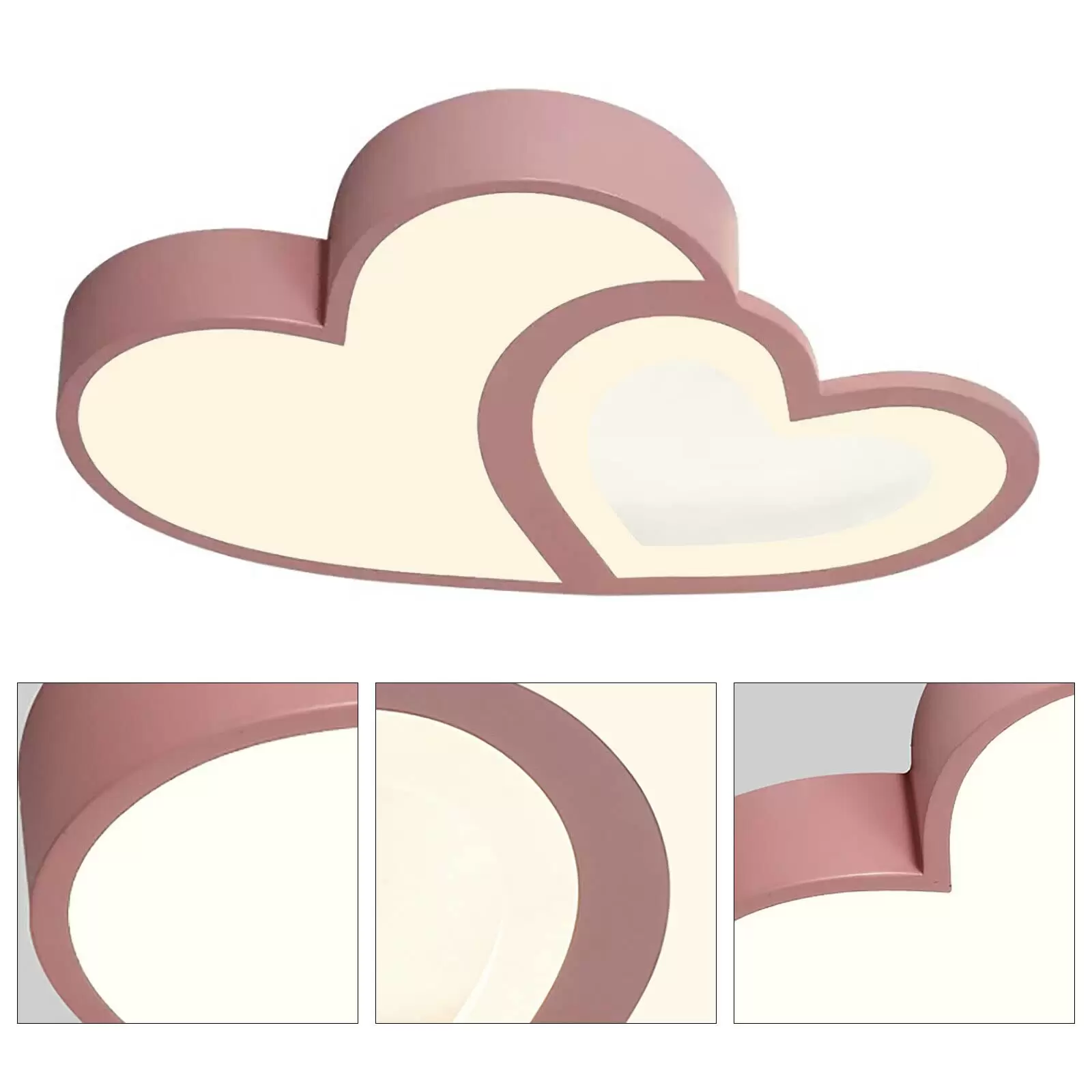 LED Kinderzimmer Decken Lampe Herzförmig Acryl Lampe Dimmbar LED Deckenlampe Kinderzimmer Decken Lampe