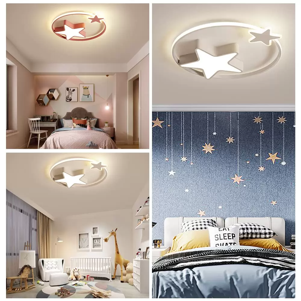 Deckenleuchte LED Moderne Deckenleuchte Sternenhimmel Lampe Dimmbar mit Fernbedienung Deckenleuchte LED Moderne Deckenleuchte Sternenhimmel Lampe Dimmbar mit Fernbedienung