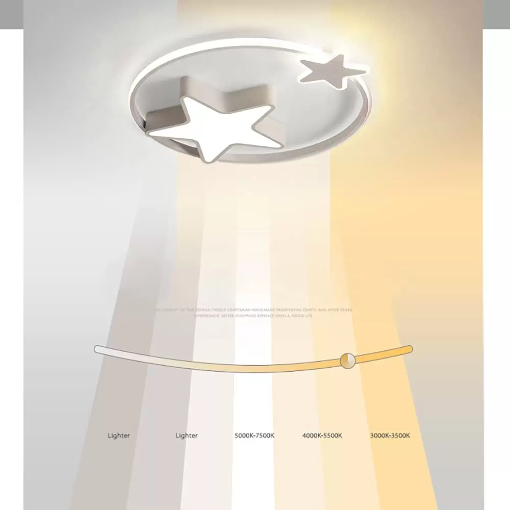 Deckenleuchte LED Moderne Deckenleuchte Sternenhimmel Lampe Dimmbar mit Fernbedienung Deckenleuchte LED Moderne Deckenleuchte Sternenhimmel Lampe Dimmbar mit Fernbedienung