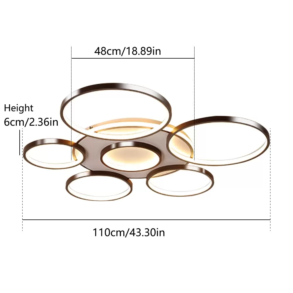 7 Köpfe LED dimmbare Deckenleuchte Esszimmer Wohnzimmer Pendelleuchte Lampe 7 Köpfe LED dimmbare Deckenleuchte Esszimmer Wohnzimmer Pendelleuchte Lampe