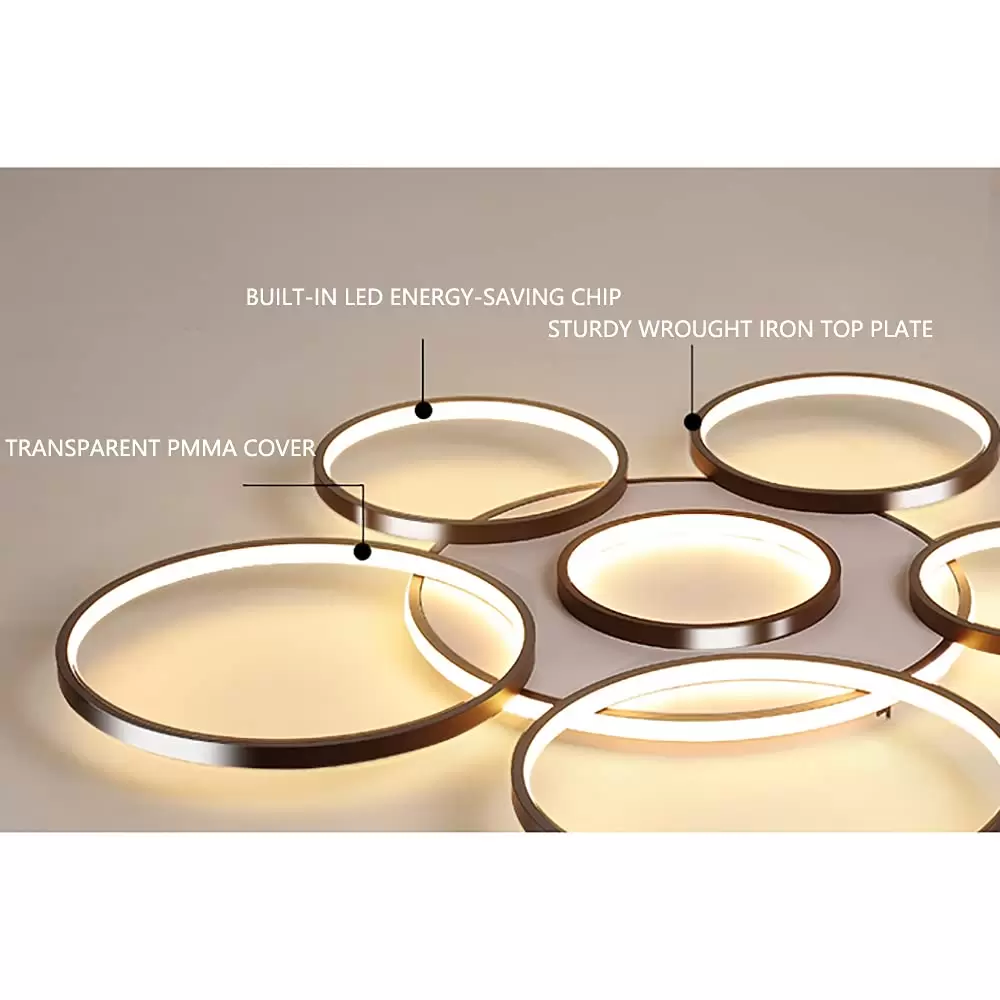 7 Köpfe LED dimmbare Deckenleuchte Esszimmer Wohnzimmer Pendelleuchte Lampe 7 Köpfe LED dimmbare Deckenleuchte Esszimmer Wohnzimmer Pendelleuchte Lampe