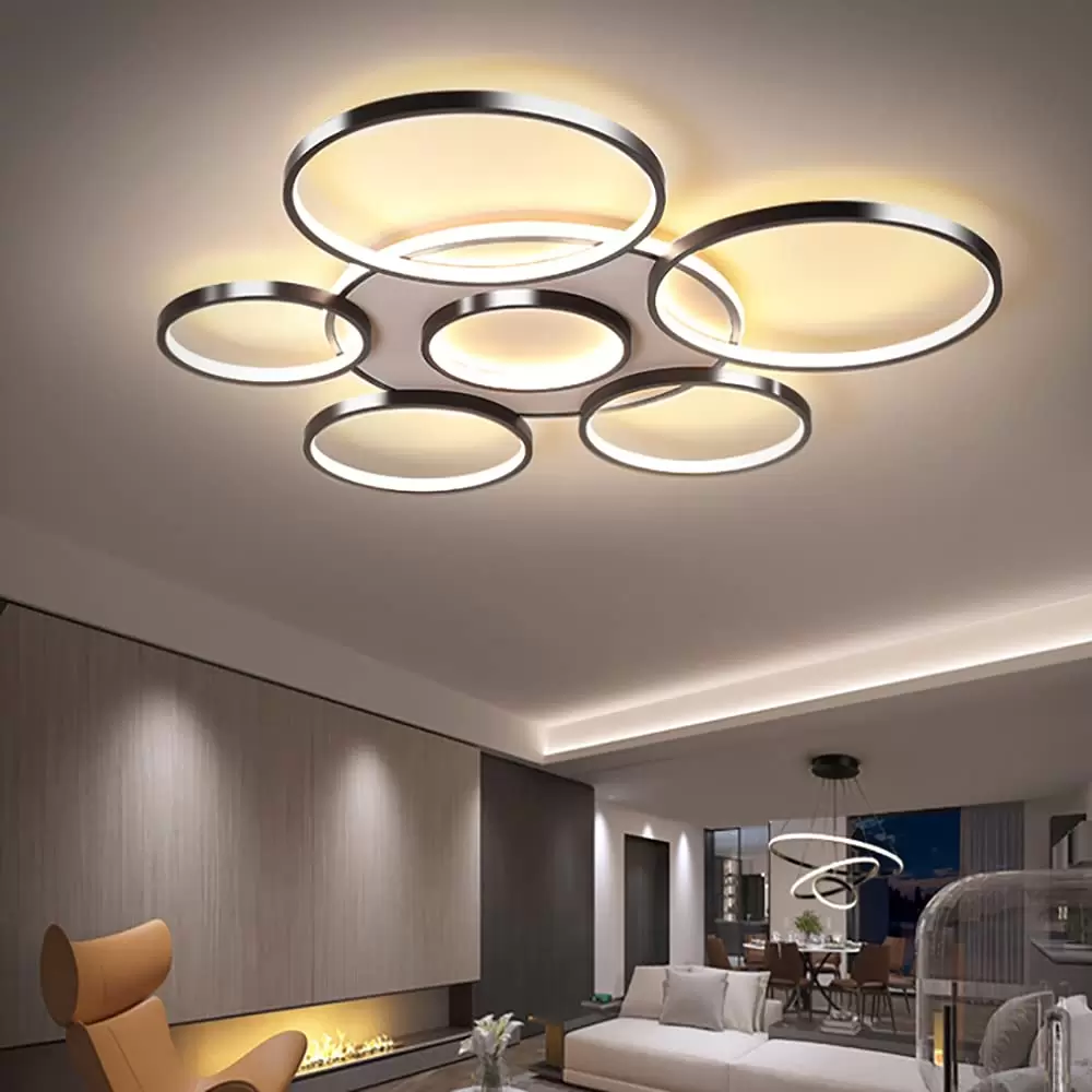7 Köpfe LED dimmbare Deckenleuchte Esszimmer Wohnzimmer Pendelleuchte Lampe 7 Köpfe LED dimmbare Deckenleuchte Esszimmer Wohnzimmer Pendelleuchte Lampe