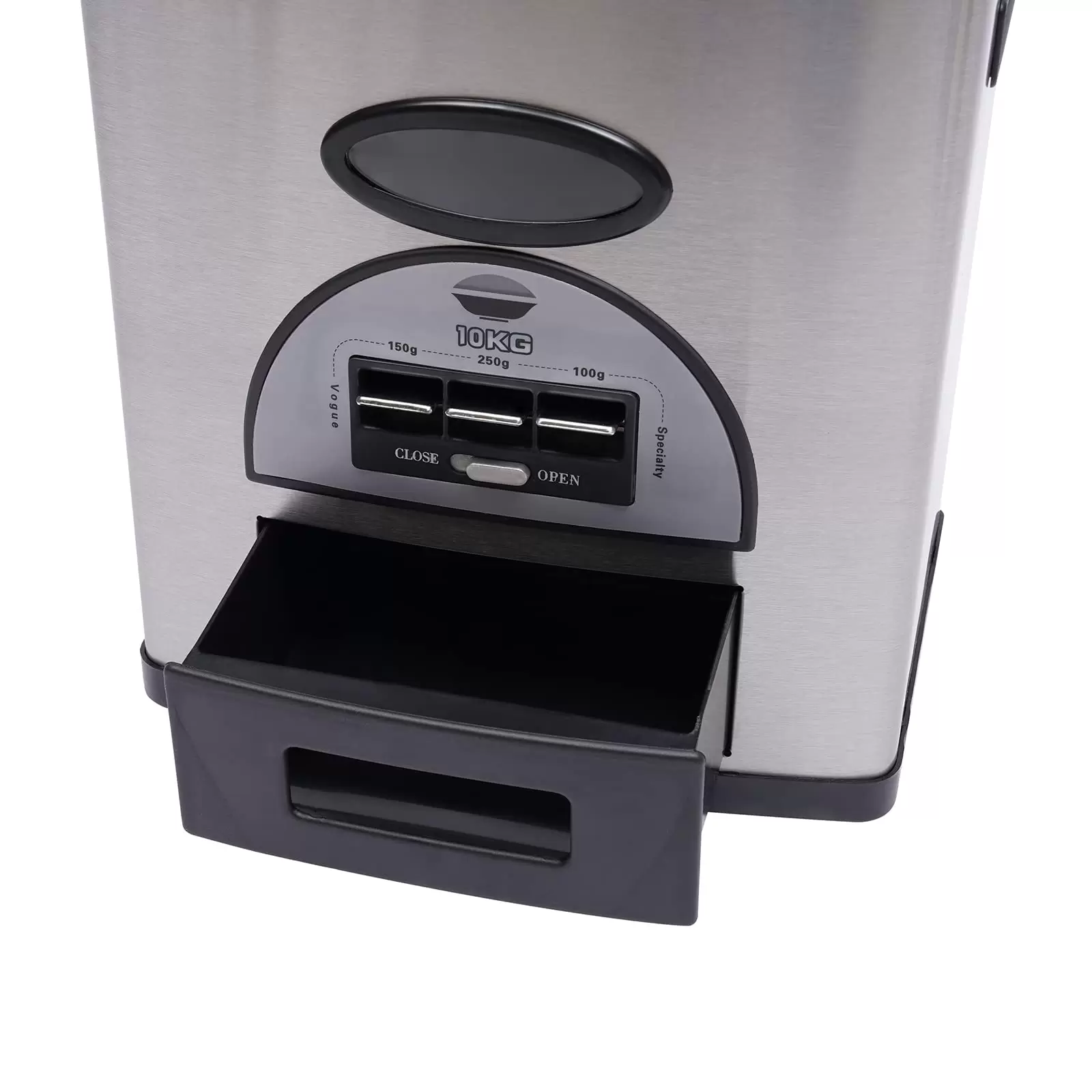 Automatische Reisspender Aufbewahrungsbehälter Edelstahl Reisspender Küche Trockenen Lebensmittel Spender 10kg/22lb Automatische Reisspender Aufbewahrungsbehälter Edelstahl Reisspender Küche Trockenen Lebensmittel Spender 10kg/22lb