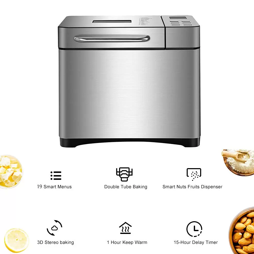 650W Brotmaschine Automatische Antihaft digitale Brotbackautomten 650W Brotmaschine Automatische Antihaft digitale Brotbackautomten
