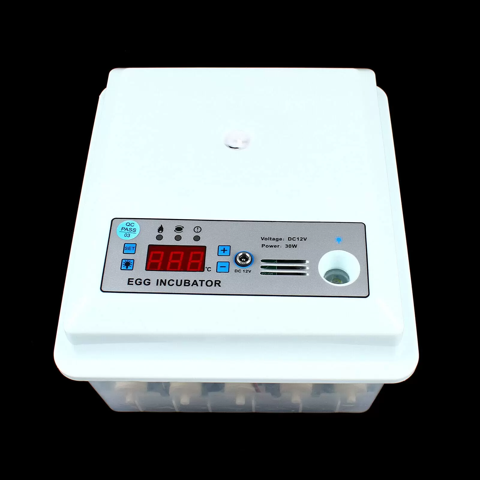 Digital Inkubator, Automatische Inkubator, Brutmaschine für 16 Hühnereier Brutapparat mit Wender