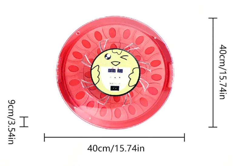 Inkubatoren,30-Eier-Inkubator mit automatischer Eierwende, Mini-Digital-Inkubator