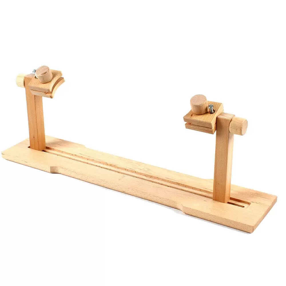 Holz Stickständer Kreuz Kreuzstich Rahmen Stickregal, 360 Grad Drehbar