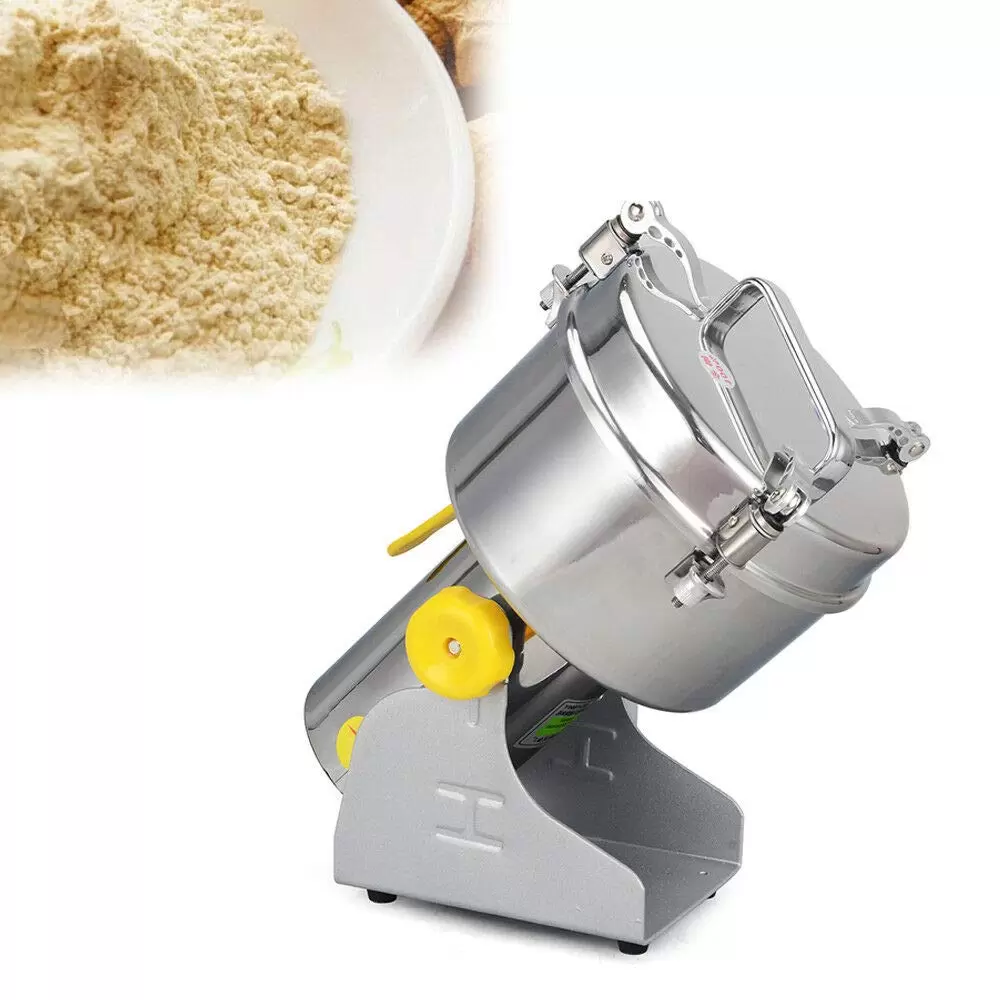 CNCEST Elektrische Getreidemühle, 1500 W Mühle Pulver Kaffeemühle Maschine