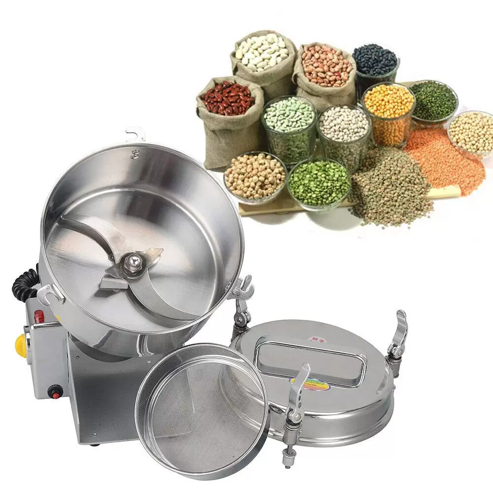 CNCEST Elektrische Getreidemühle, 1500 W Mühle Pulver Kaffeemühle Maschine