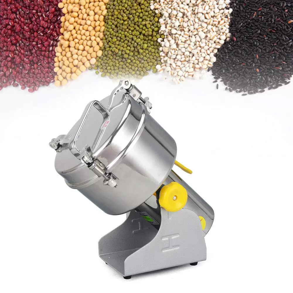 CNCEST Elektrische Getreidemühle, 1500 W Mühle Pulver Kaffeemühle Maschine