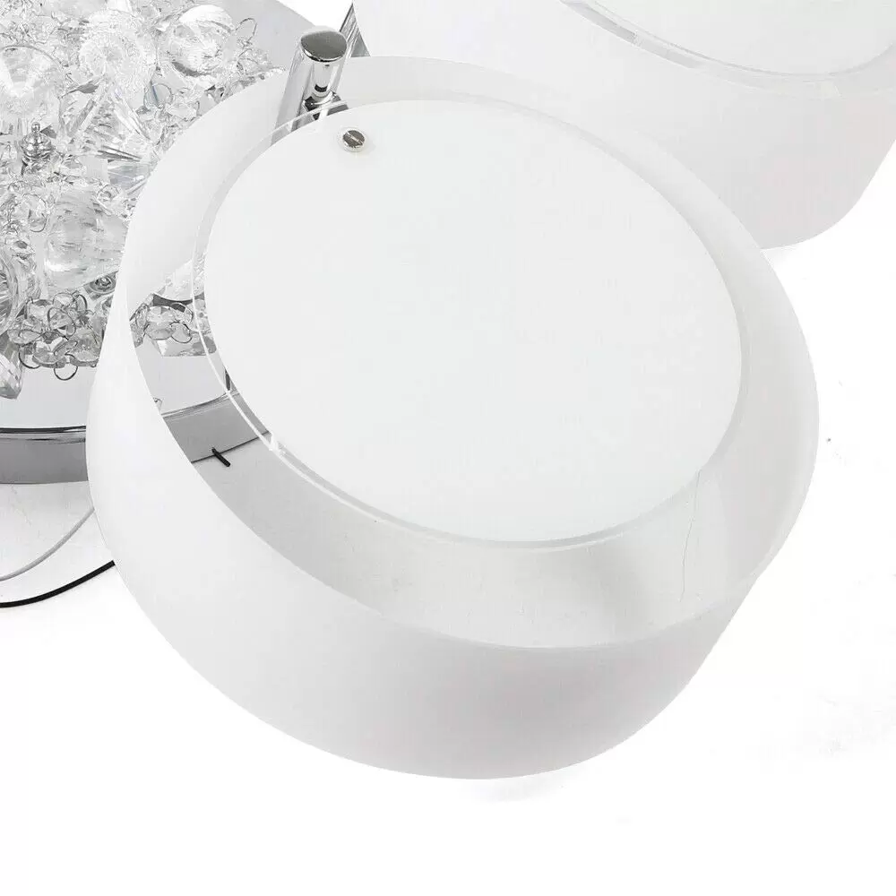 Kronleuchter Modern Modern Kristall Deckenlampe Hängeleuchte Kronleuchter 5 heads mit Fernbedienung