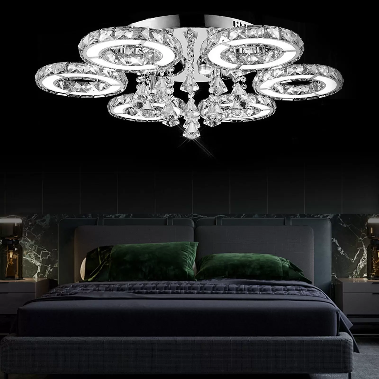 Kristall Deckenleuchte Deckenlampe Modern Led Hängeleuchten Lampen Kristall Deckenleuchte Deckenlampe Modern Led Hängeleuchten Lampen
