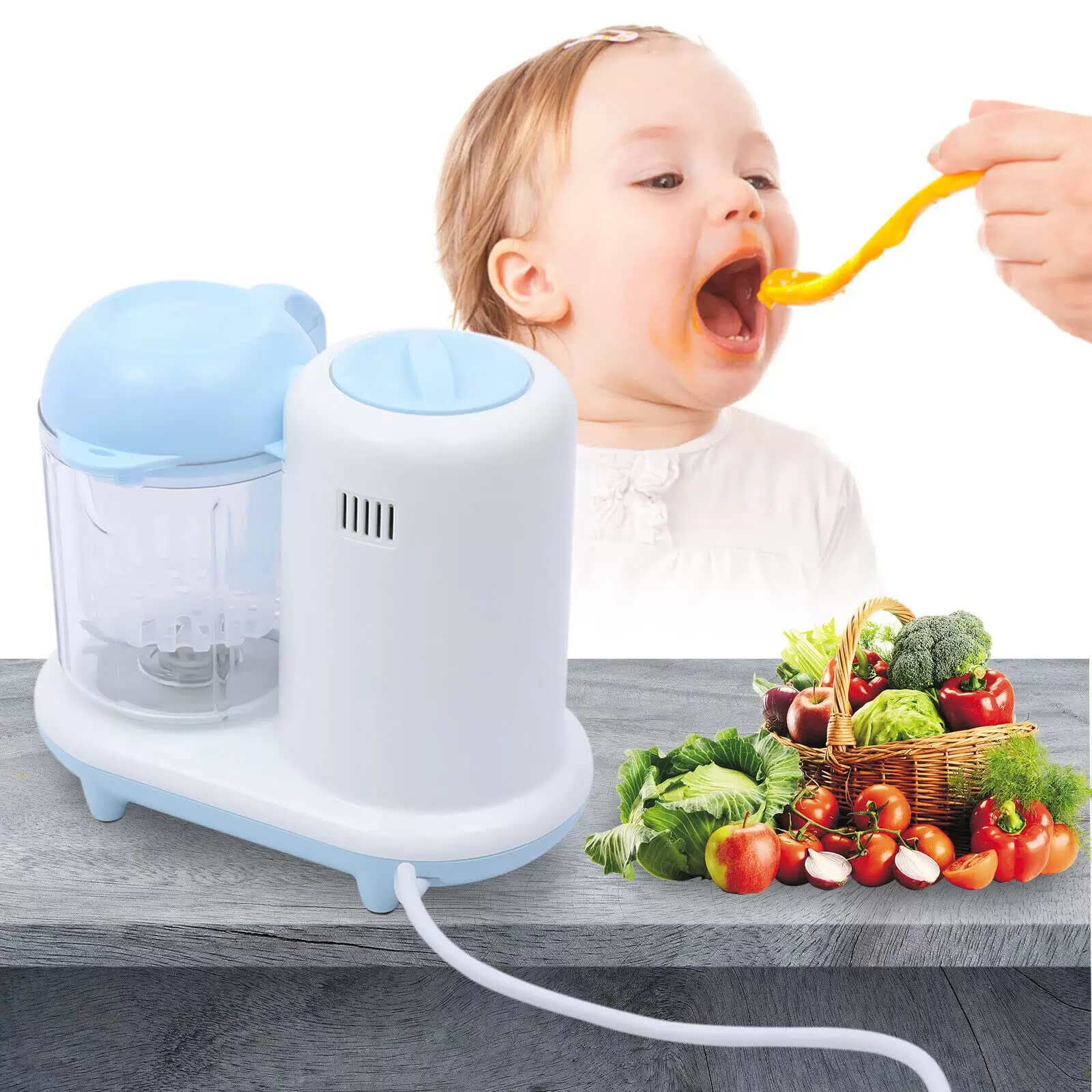 Babynahrungszubereiter, elektrischer Obstmixer, Mischen von pürierten Lebensmitteln, 300 W