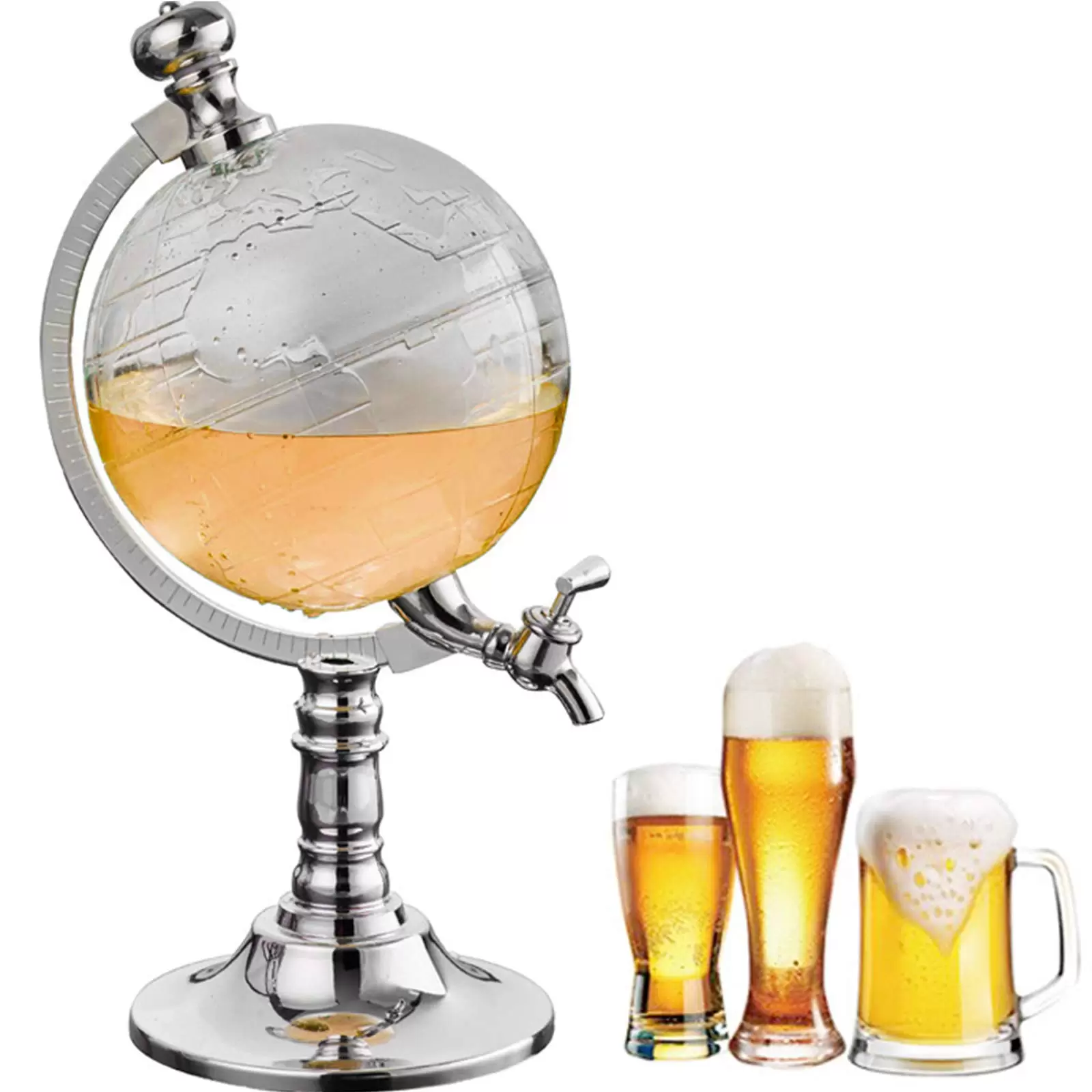 Bierzapfanlage Getränkespender Globe Wine Dispenser Glas Dekanter Weinspender Liquor Scotch Wine