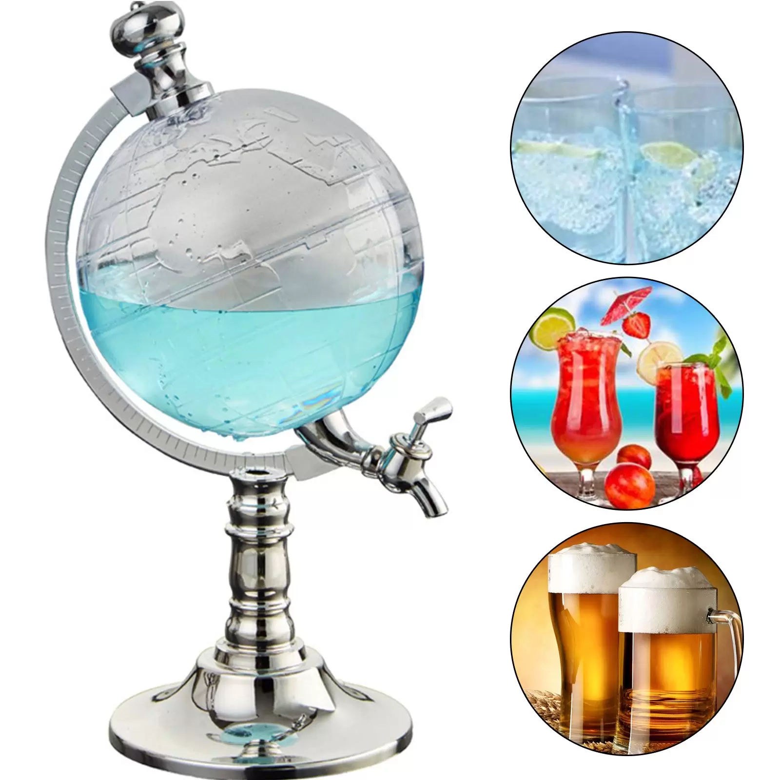Bierzapfanlage Getränkespender Globe Wine Dispenser Glas Dekanter Weinspender Liquor Scotch Wine Bierzapfanlage Getränkespender Globe Wine Dispenser Glas Dekanter Weinspender Liquor Scotch Wine