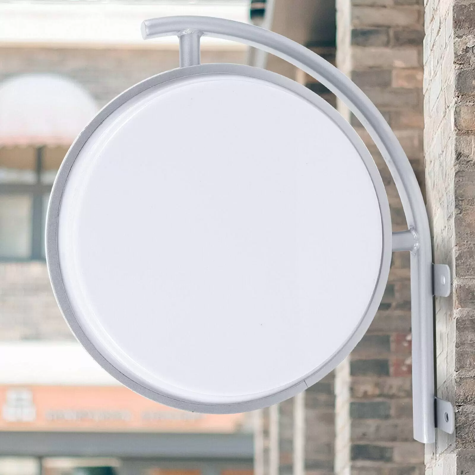 LED Werbelichtbox Rund Doppelseitig Leuchtkasten Leuchtschild Leuchtwerbung