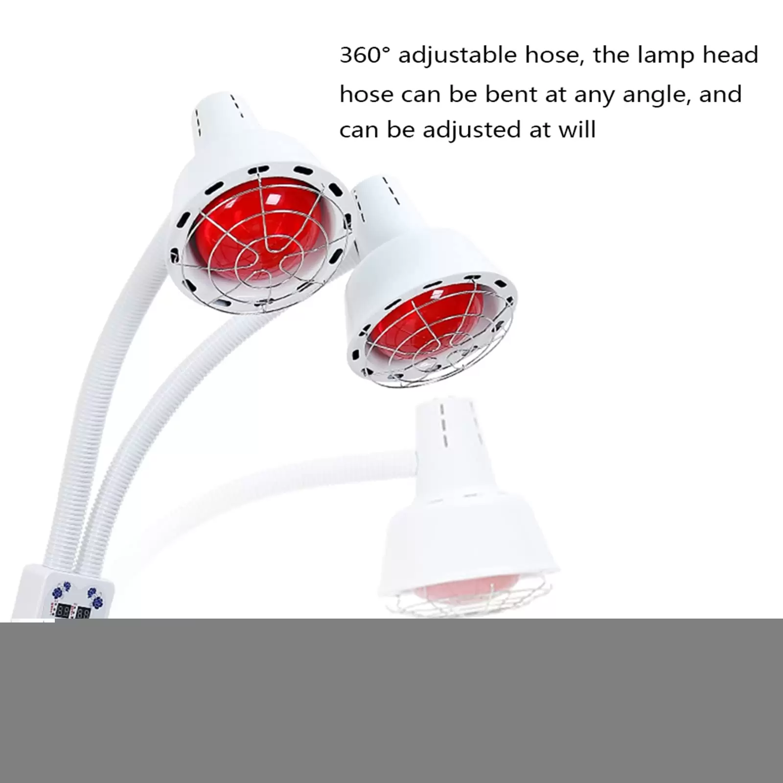 CNCEST 275W Infrarotlampe Wärmelampe Strahler Massagelampe Infrarot Therapielampe Geschenke CNCEST 275W Infrarotlampe Wärmelampe Strahler Massagelampe Infrarot Therapielampe Geschenke