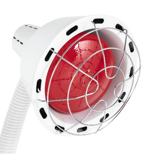 275W Infrarotlampe Wärmelampe Infrarotstrahler Rotlichtlampe 360° Universalkopf mit Ständer