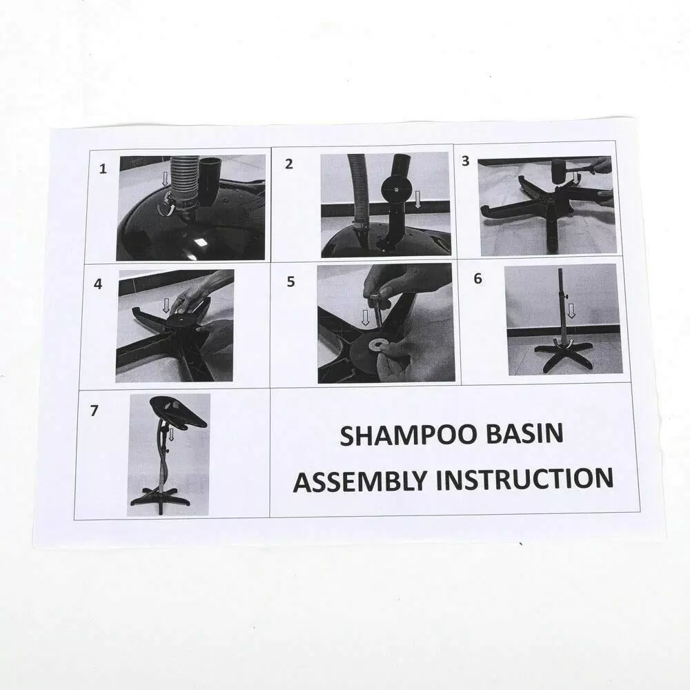 Haarwaschbecken Mobil Friseur Mobil Höhe Verstellbar Schwarz Kopfwaschbecken Haarwaschbecken Mobil Friseur Mobil Höhe Verstellbar Schwarz Kopfwaschbecken