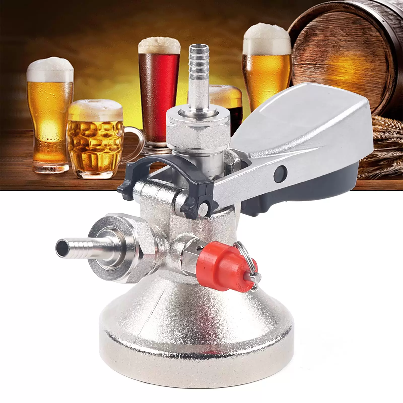 Bierfass Kupplung Bierzapfanlage Bierspender für Heimbrauen Anschlüsse Bierfass Kupplung Bierzapfanlage Bierspender für Heimbrauen Anschlüsse