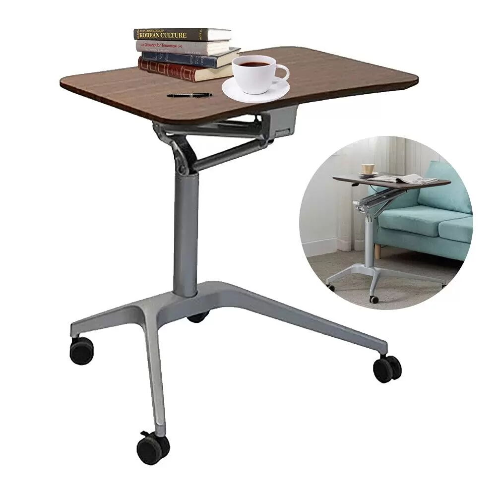 Laptoptisch Tischständer Laptopständer Höhenverstellbarer mobiler Laptopständer Schreibtisch Rollwagen