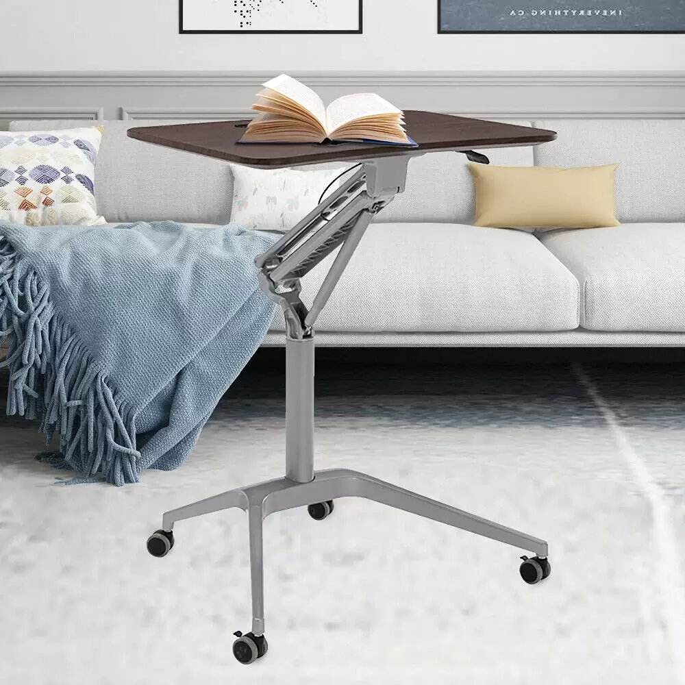 Laptoptisch Tischständer Laptopständer Höhenverstellbarer mobiler Laptopständer Schreibtisch Rollwagen