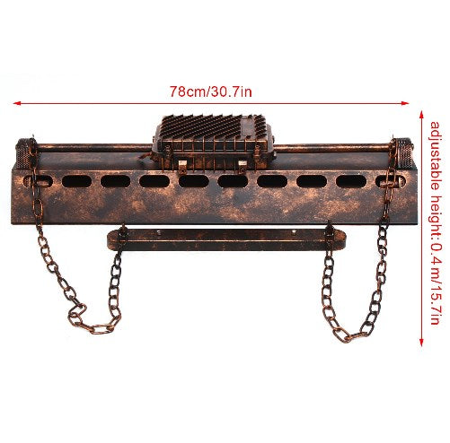 78CM LED Industrie Retro Kronleuchter Deckenlampe Eisen Hängelampe