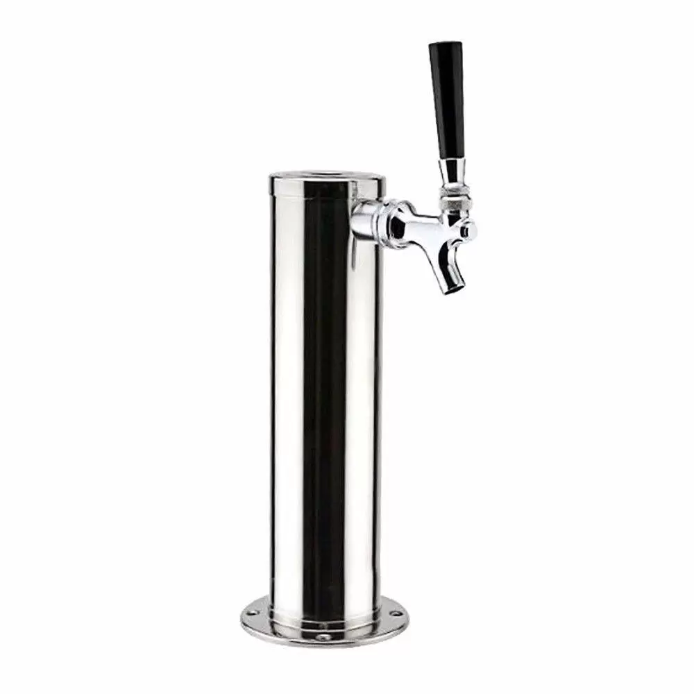 Silber Fassbierturm Draft Beer Tower Bierspender Edelstahl Homebrew Kegerator (3 Wasserhähne) Silber Fassbierturm Draft Beer Tower Bierspender Edelstahl Homebrew Kegerator (3 Wasserhähne)
