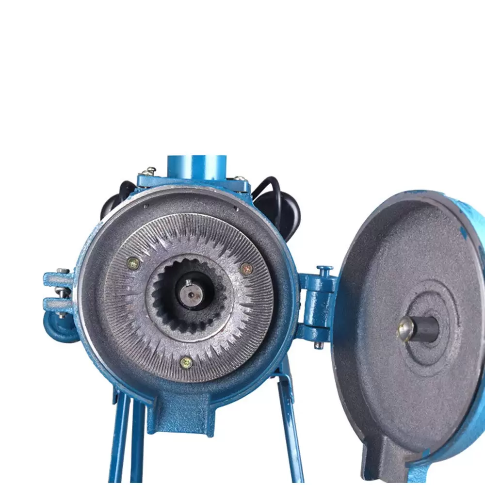 220V1500W Elektrische Futtermühle Trockengetreidemühle Reismahlmaschine Getreidemahlmaschine mit Trichter (Blue) 220V1500W Elektrische Futtermühle Trockengetreidemühle Reismahlmaschine Getreidemahlmaschine mit Trichter (Blue)