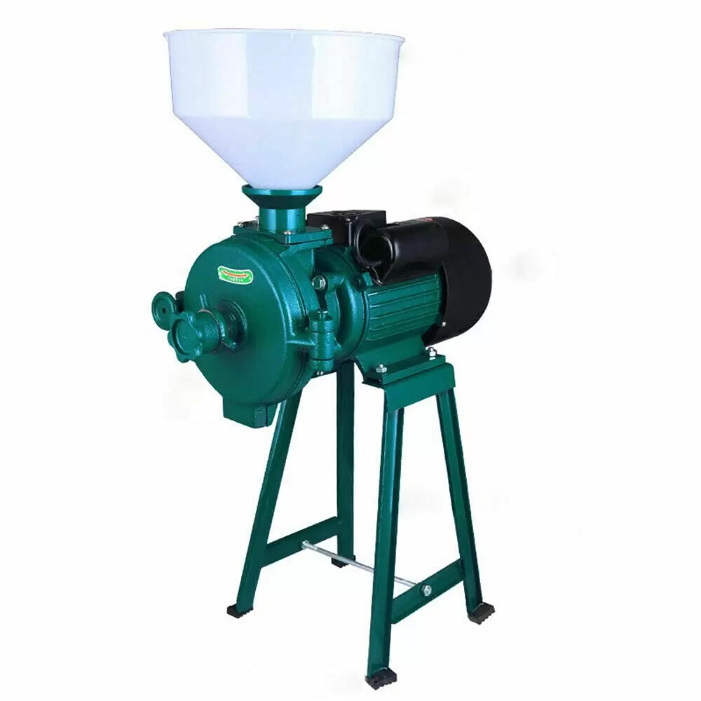 2200W Kommerzielle Elektrische Mühle mit Trichter Trockenfräsen Reismahlmaschine