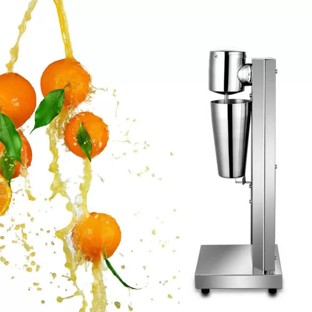 180W Commercial Milkshake Maker Machine Stainless Steel Frother Cup Smoothie 650m
