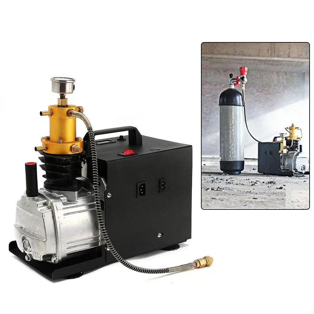 1.8KW 30MPa 4500PSI Elektrischer Luftkompressorpumpe Hochdruckluftpumpe Hochdruck Luftkompressor