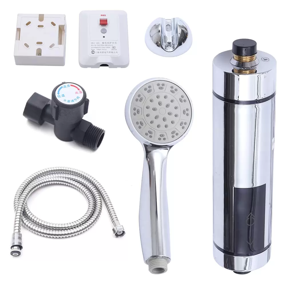 5500W elektrische Dauerheizung Dusche Instant-Warmwasserbereiter ohne Wassertank