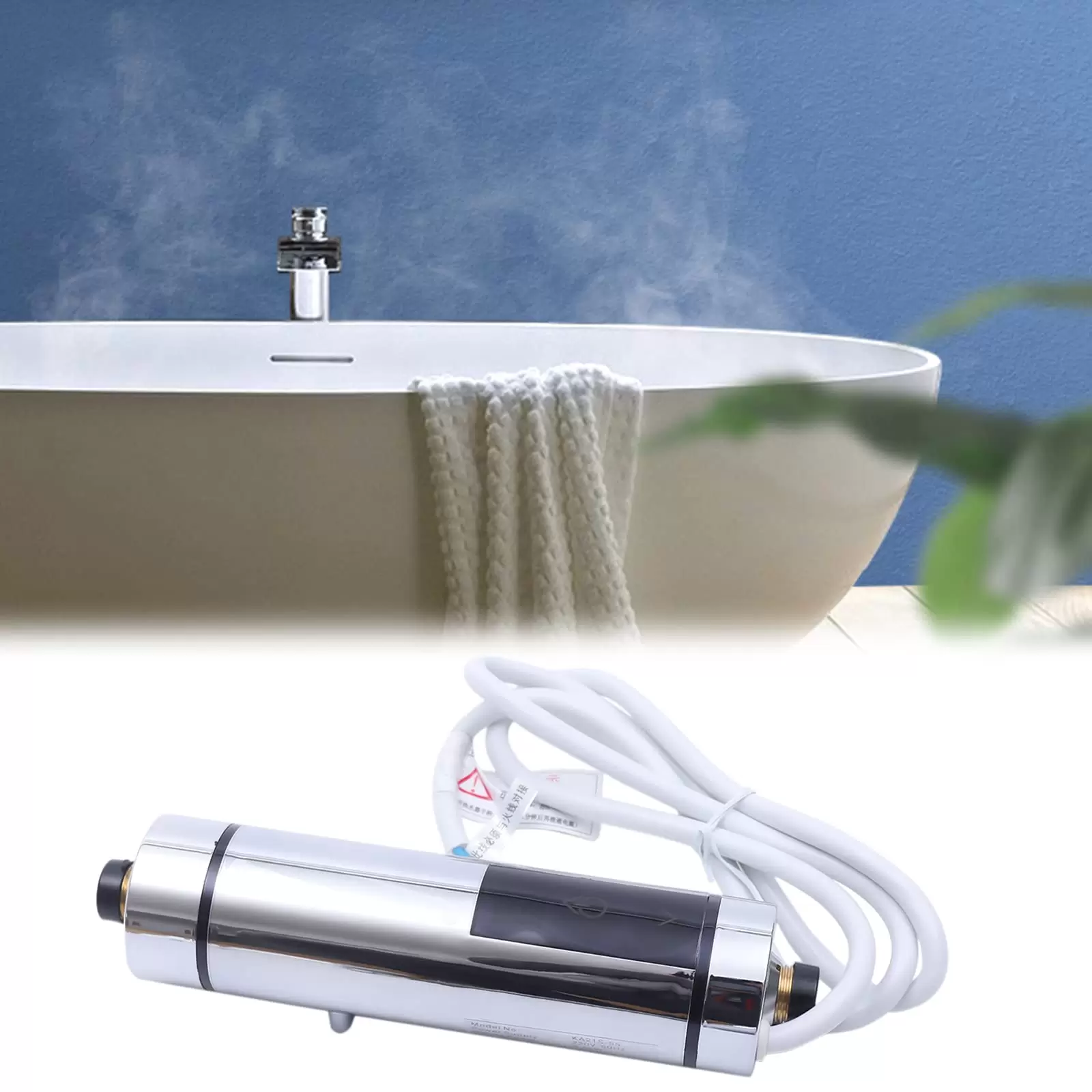 5500W elektrische Dauerheizung Dusche Instant-Warmwasserbereiter ohne Wassertank
