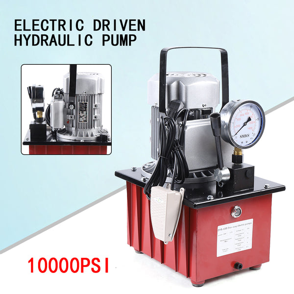 7L Hydraulikpumpe Elektrohydraulikpumpe Mit Ölschlauch 220V 750W Elektrische Hydraulikpumpe