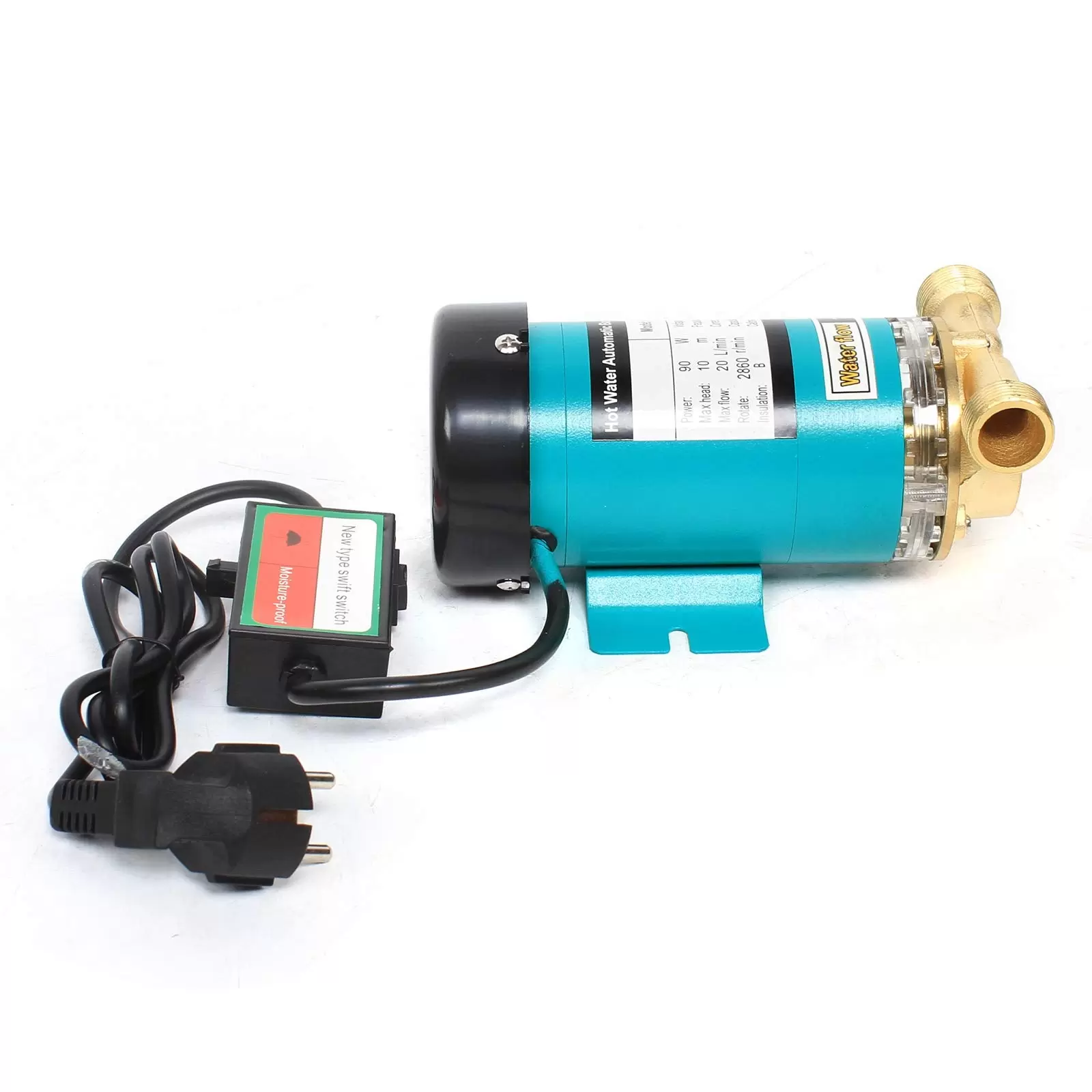 90 W 20 L/min Warmwasserpumpe, Druckpumpe, automatische Druckerhöhungspumpe, Brauchwasserpumpe