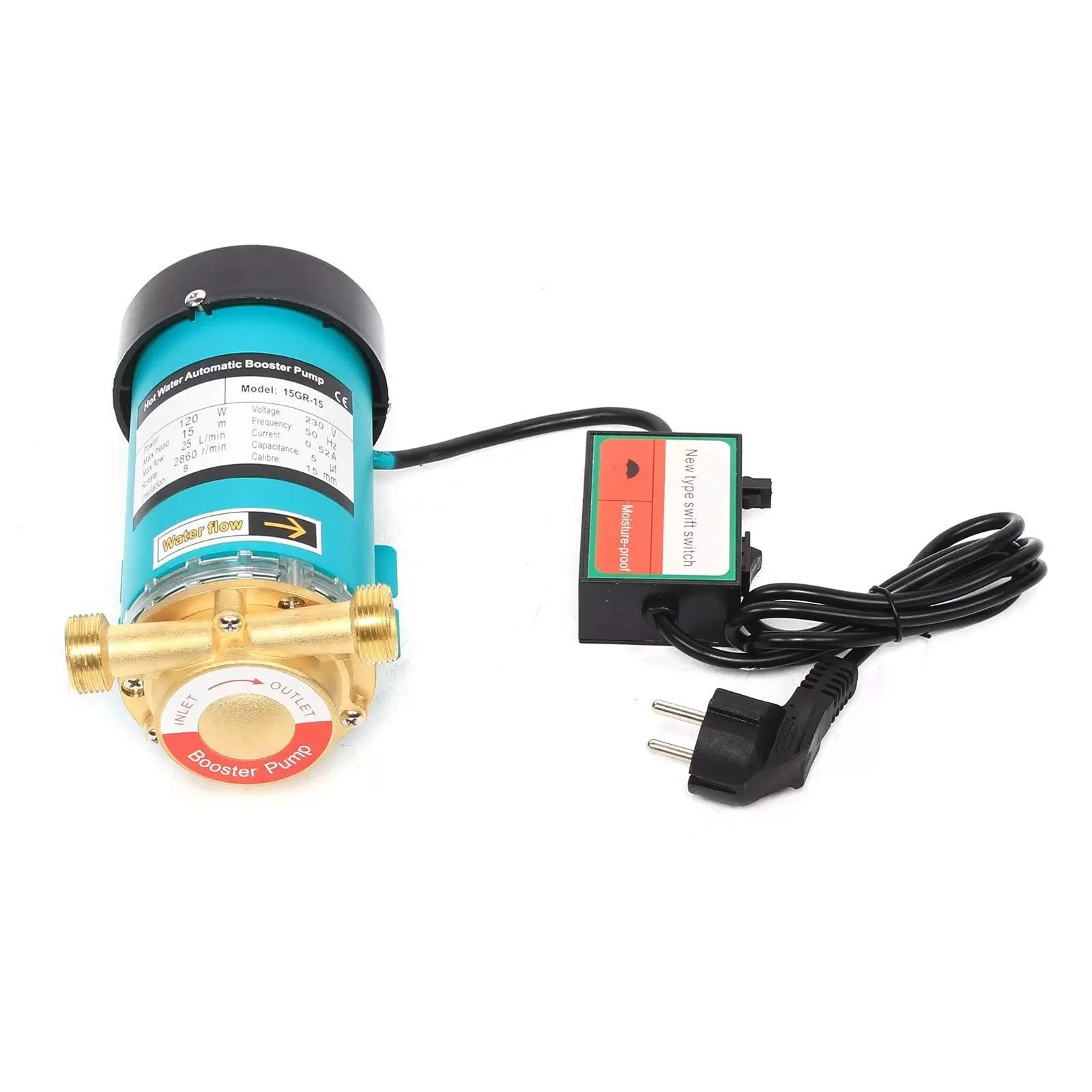 120W 220V Automatische Druckwasserpumpe Wasserpumpe