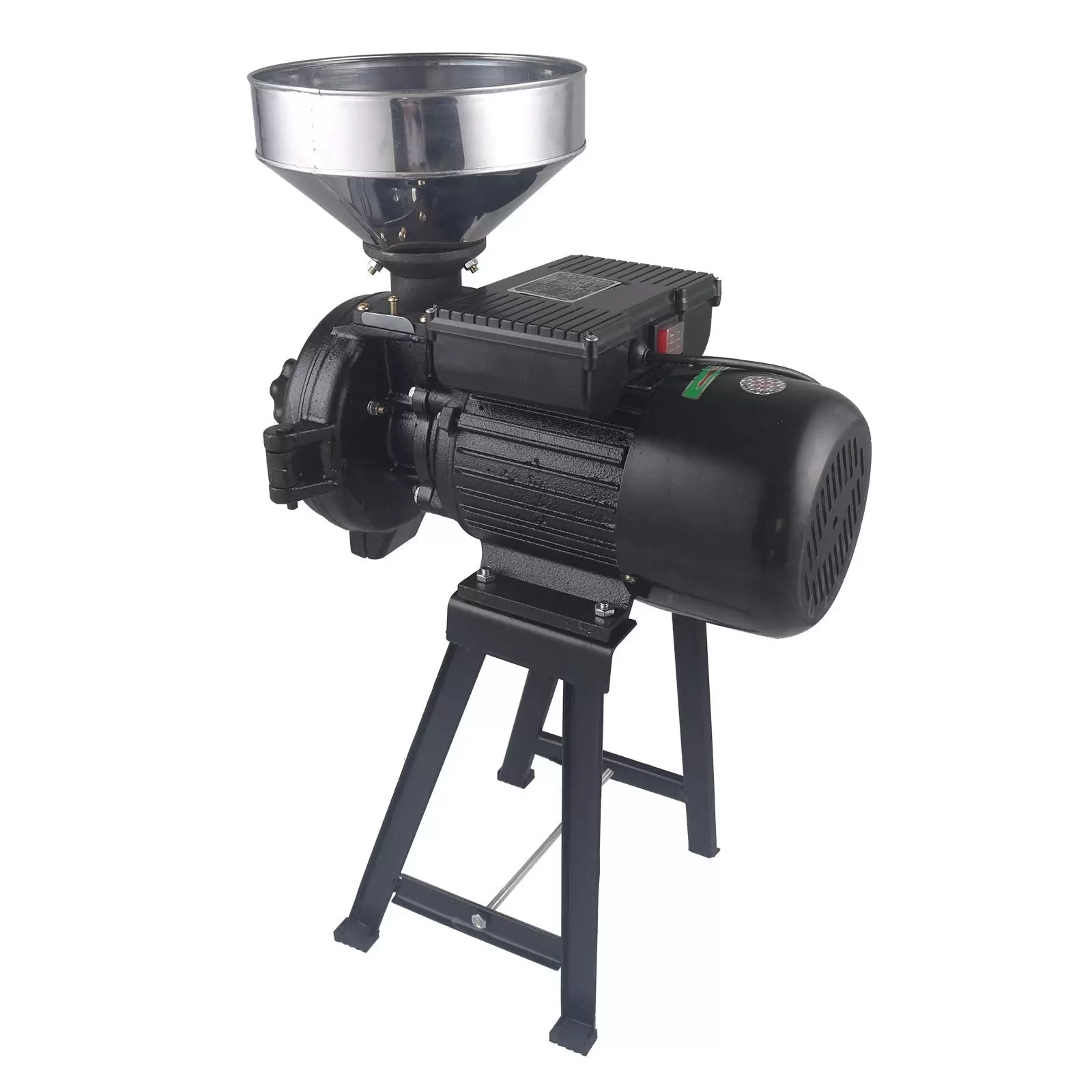 Getreidemühle Elektrisch Trockenkorn Weizenmühle Schrotmühle Kaffeemühle, 1500W, 1400R / min, Stufenlos verstellbarer Mahlgrad Getreidemühle Elektrisch Trockenkorn Weizenmühle Schrotmühle Kaffeemühle, 1500W, 1400R / min, Stufenlos verstellbarer Mahlgrad