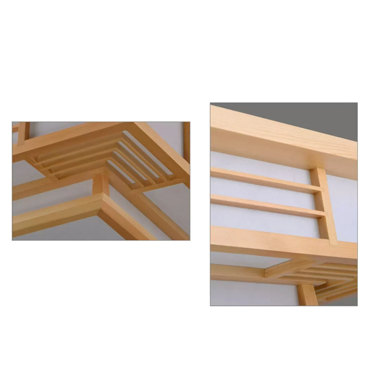 LED Deckenleuchte Licht Holz Kronleuchter Deckenlampe Beleuchtung Schlafzimmer Tool 220V