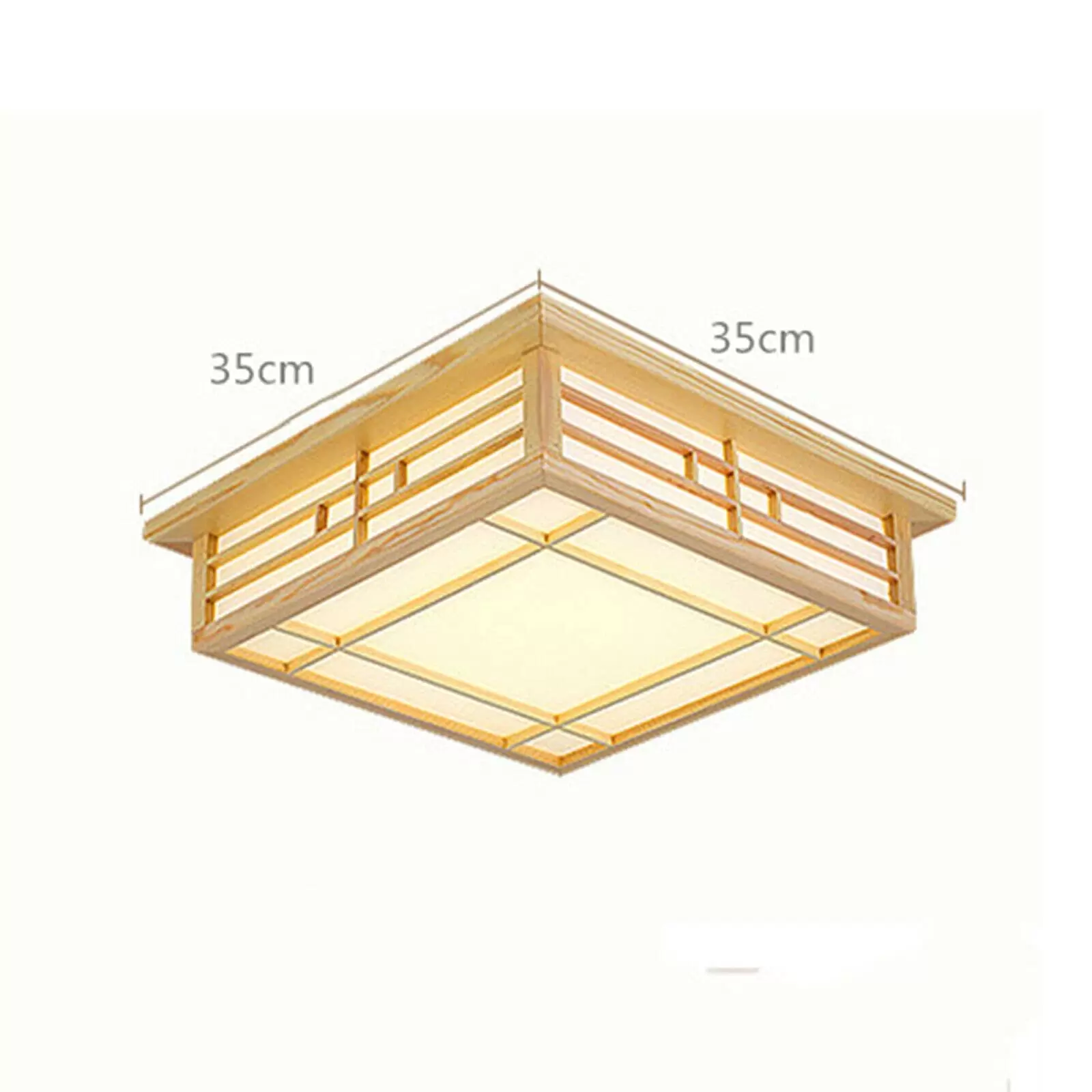 LED Deckenleuchte Licht Holz Kronleuchter Deckenlampe Beleuchtung Schlafzimmer Tool 220V