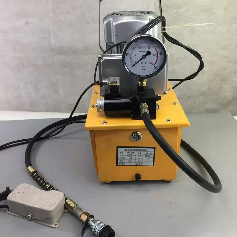 750W 220V Hydraulikpumpe Elektrisch Einfachwirkende Magnetsteuerung Durchflussrate 0,6-5 l/Min 750W 220V Hydraulikpumpe Elektrisch Einfachwirkende Magnetsteuerung Durchflussrate 0,6-5 l/Min