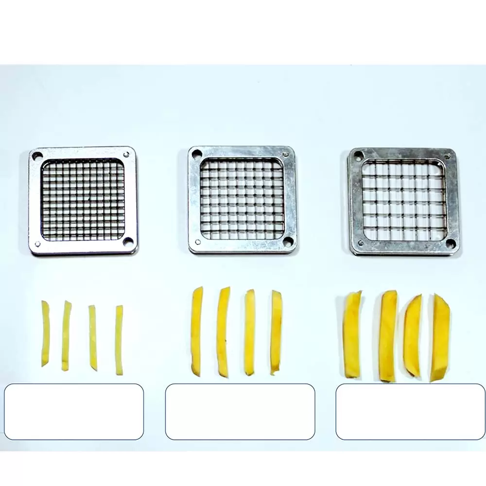 Kartoffelschneider Pommesschneider Edelstahl Pommes Frites Schneider Frites Schneidemaschine Vertikalen Kartoffelchips