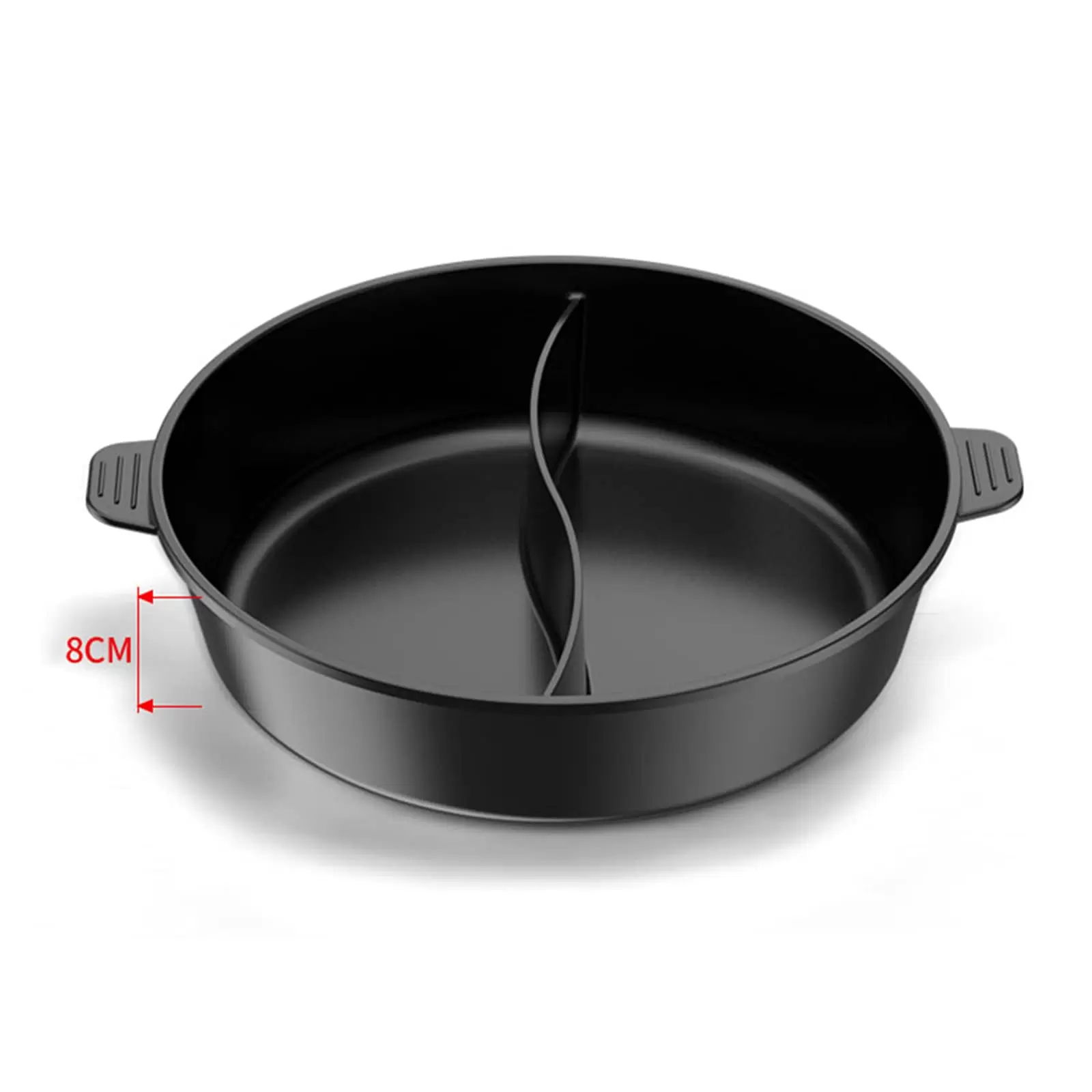 2 in 1 Elektrische Hot Pot 2200W tragbarer elektrischer Hot Pot Grill stufenloser Einstellknopf
